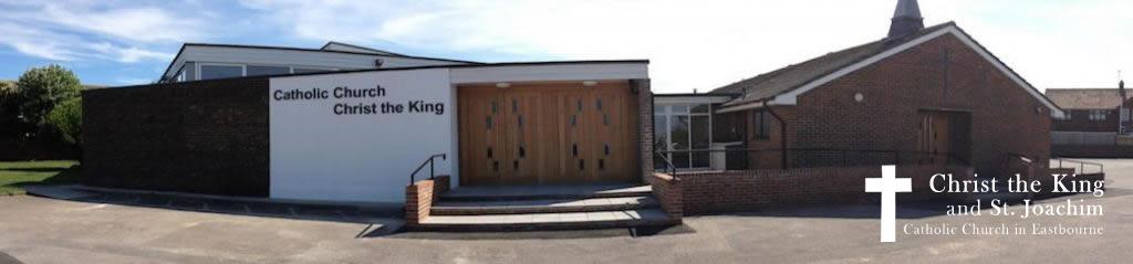 Christ the King church exterior panorama